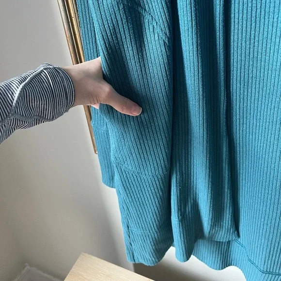 Athleta Harmony Wrap Hooded Long Sleeve Cardigan Medium - Picture 12 of 12